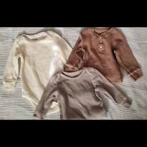 3 thermal onesies